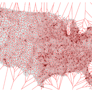 US airport voronoi