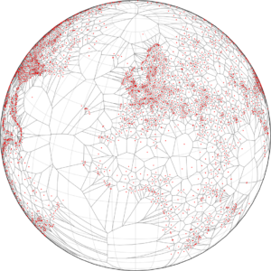 World air port voronoi